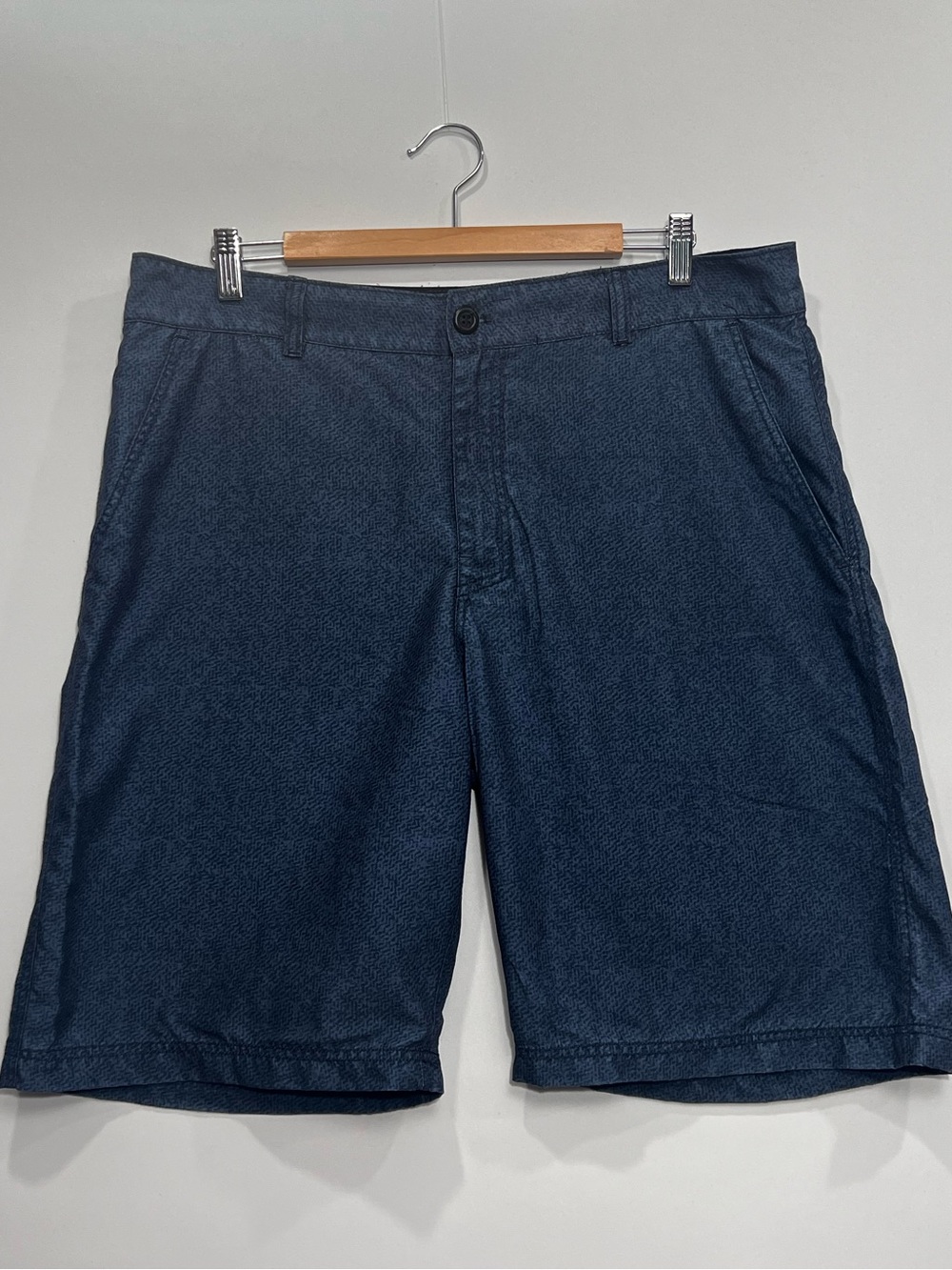 Men's Navy Blue Casual Shorts